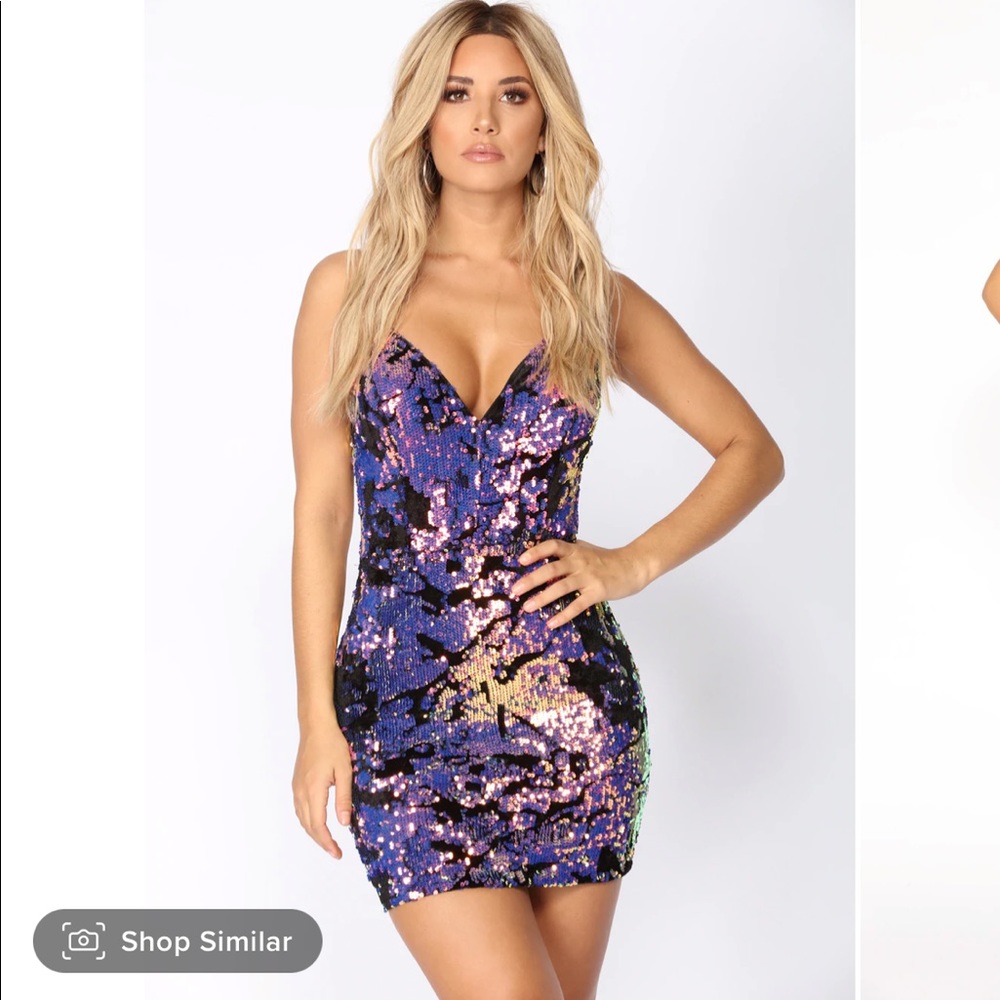 Fashion Nova Sequin Dress